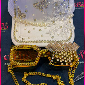 Gorra y Anteojos Dorados