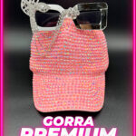 Gorra Rosa c/ Strass y Anteojos Premium