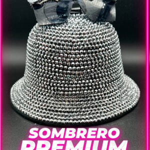 Sombrero c/ Strass + Anteojo Premium