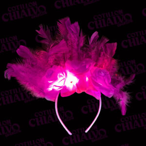Vincha Pluma Led X 5 Unid