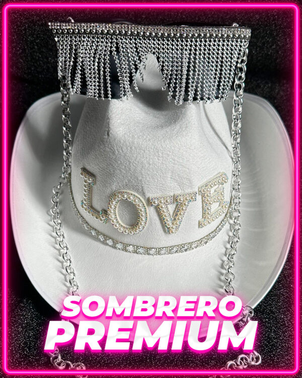 Kit Sombrero Love + Anteojo
