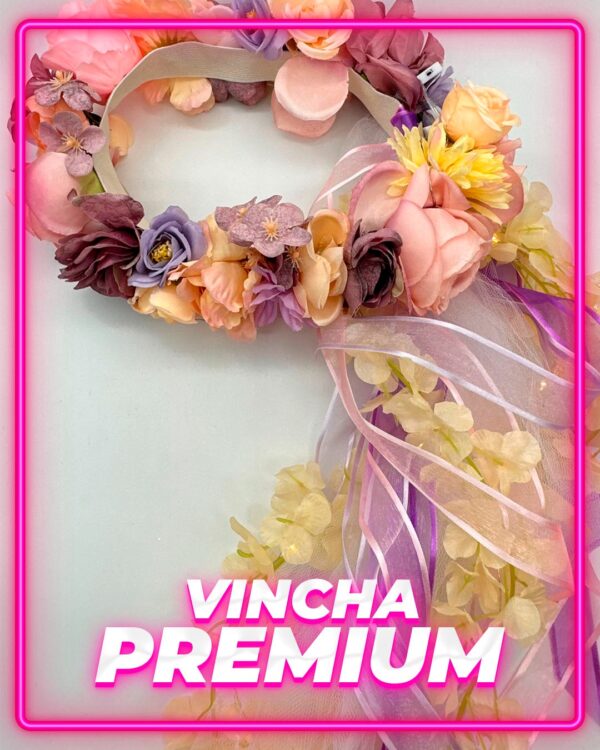 Vincha Flores Premium