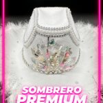Sombrero Blanco Plumas