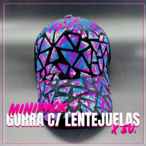 Gorra Premium c/ Lentejuelas X 5U