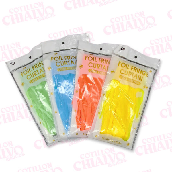 Cortinas Color Fluor 2mts X 1mt