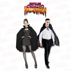 Capa Dracula Corta C/Cuello 80Cm