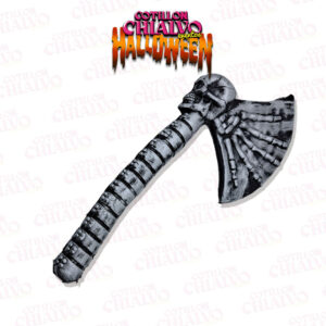 Hacha C/Calavera Plateada