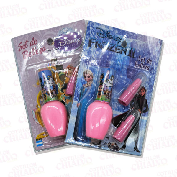 Set Maquillaje Labial + Pinta Uña