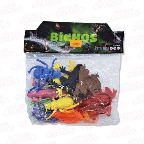 Bichos De Goma Fluo X 12U