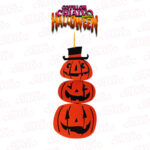 Banderin Halloween Tela (62X30cm)