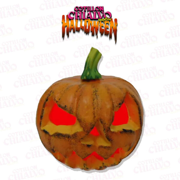Calabaza Ojos Diabolicos (21.5x21.5x21.5cm)