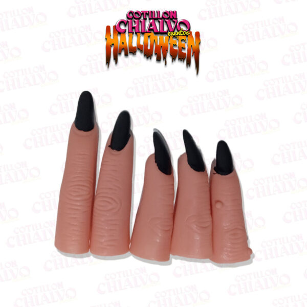 Dedos De Bruja Uñas Negras