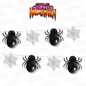 Guirnalda Araña C/Globo Halloween