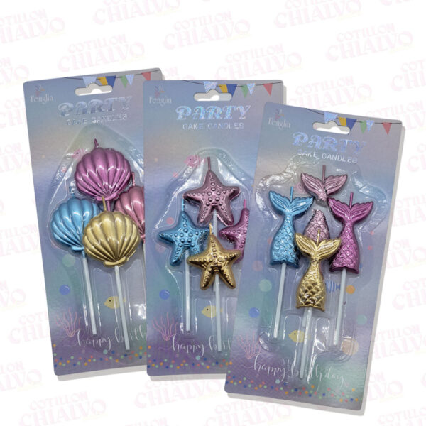 Velas Formas Marinas 4U