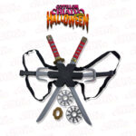 Kit Ninja (Espada Dobles +2 Sais+ 2 Shuerikens)