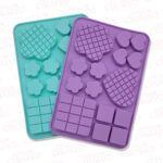 Molde Silicona Corz/Cuad/Flor