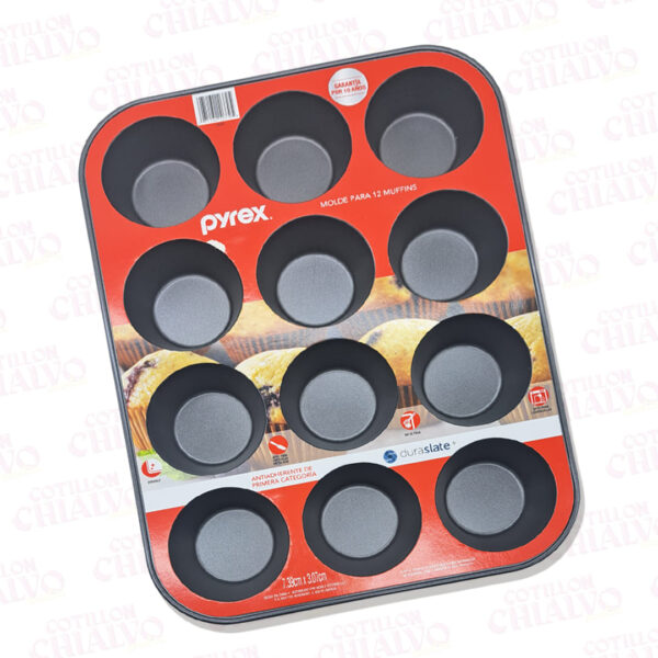 Molde Teflon Cupcaked 12U