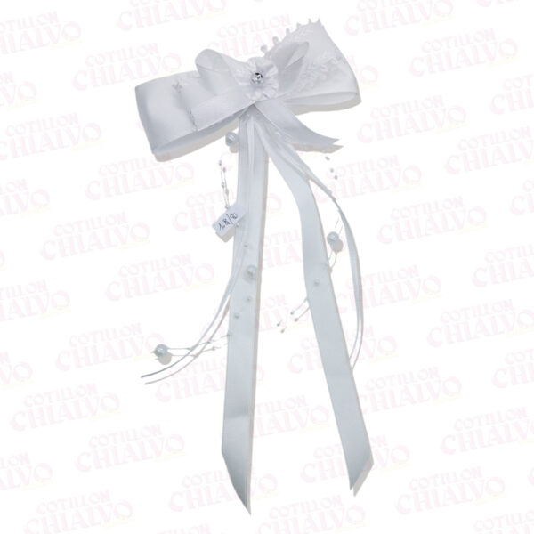 Moño Comunion C/Flores Y Strass