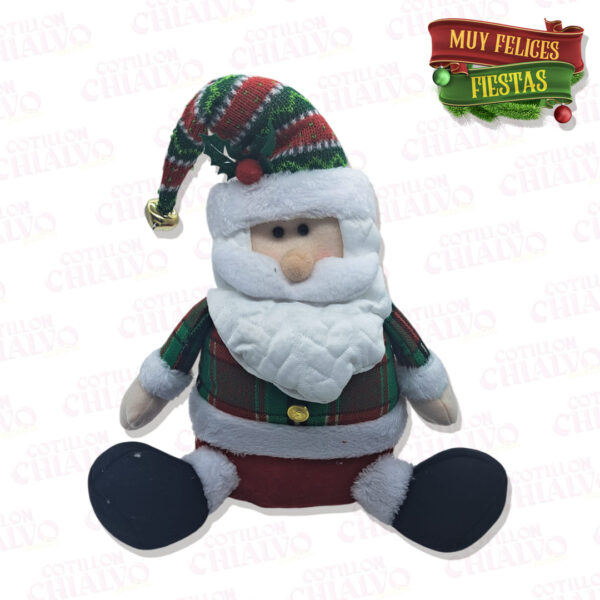 Peluche Noel + Muñeco Nieve 28cm