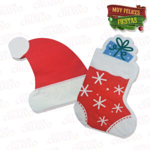 Servilleta Navidad Media C/Regalo x 12U