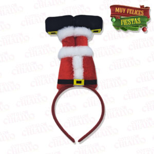 Vincha Navidad Santa Chimenea