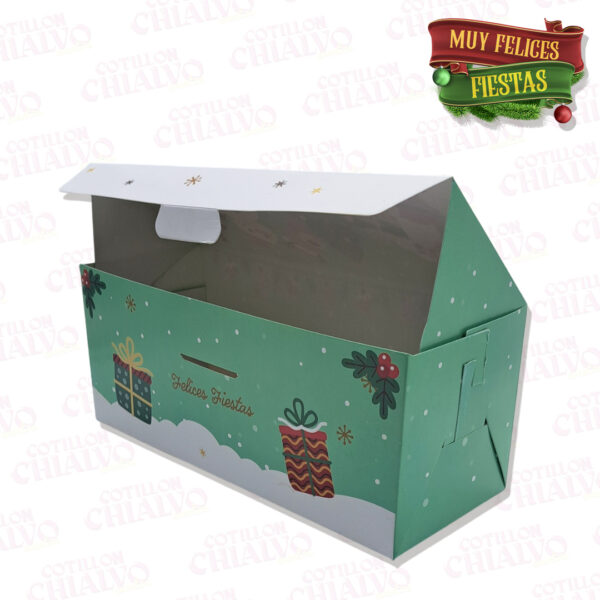 Caja Navidad Budin S/Visor (8x9x24cm)