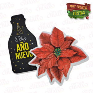 Servilleta Flor Navidad 12U