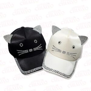 Gorra Gato C/Lentejuelas