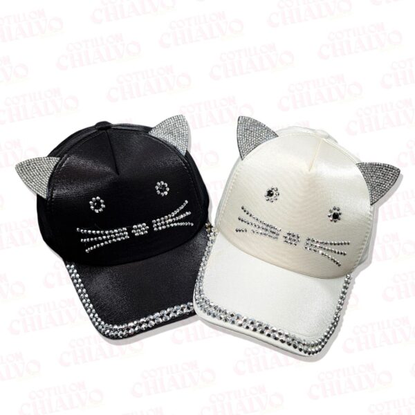 Gorra Gato C/Lentejuelas