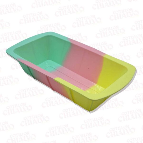 Molde Silicona Budin Multicolor