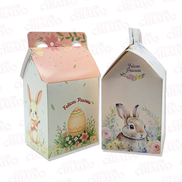 Caja Pascua Casita (7x7x15cm)