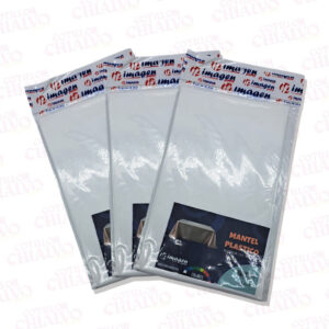 Mantel Liso Blanco  1.20 x 1.80mts