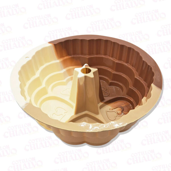 Molde Silicona Savarin Corazon (23x8cm)