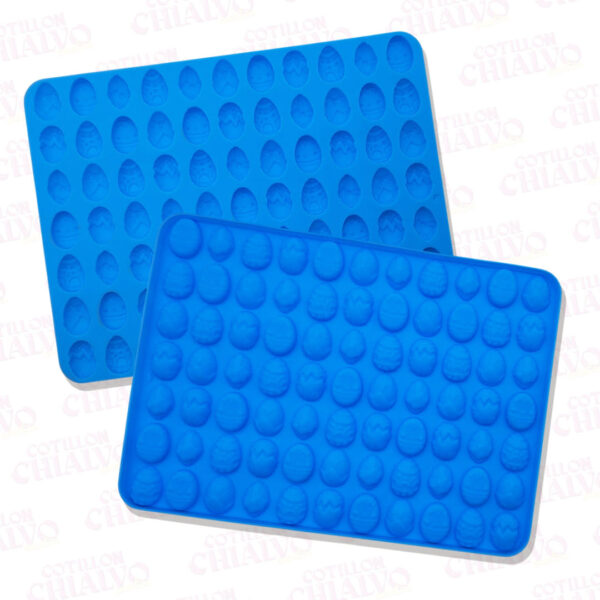 Molde Silicona Mini Huevo 77U