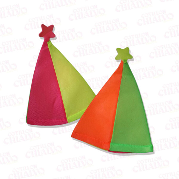 Sombrero Tela Fluo X 10U