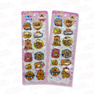 Sticker Agua Capybara