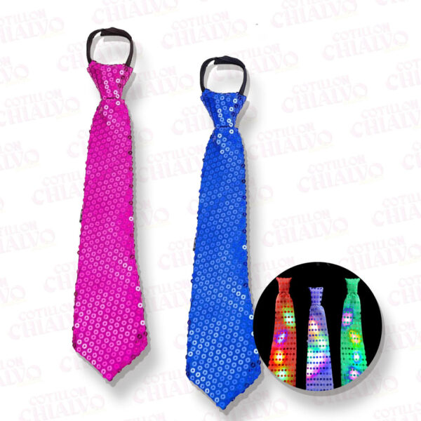 Corbata Led Lentejuela