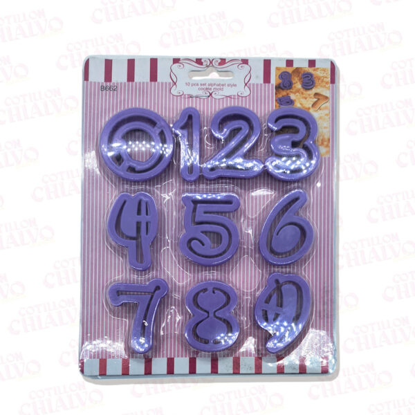 Molde Numero Plastico