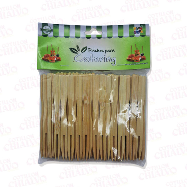 Pinchos P/Catering Dobles 9cm 100U