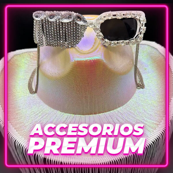 Kit Sombrero c/ vuelos + Anteojo Premium