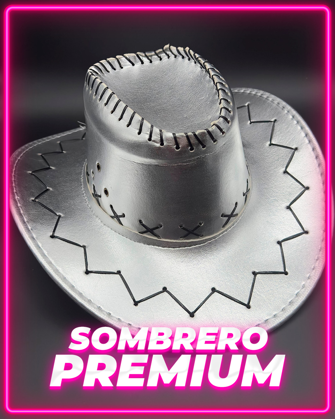 Sombrero Cowboy Metalizado