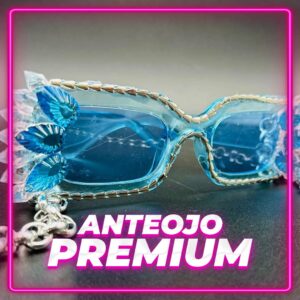 Anteojo Celeste con Gemas
