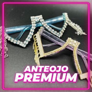 Anteojos Triangulares con Strass