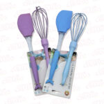 Set Silicona Espatula + Batidor Sirena