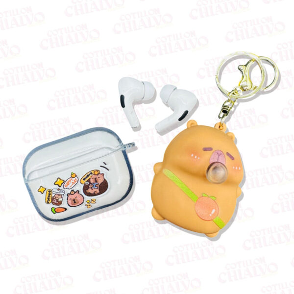 Auriculares Capybara C/Llavero