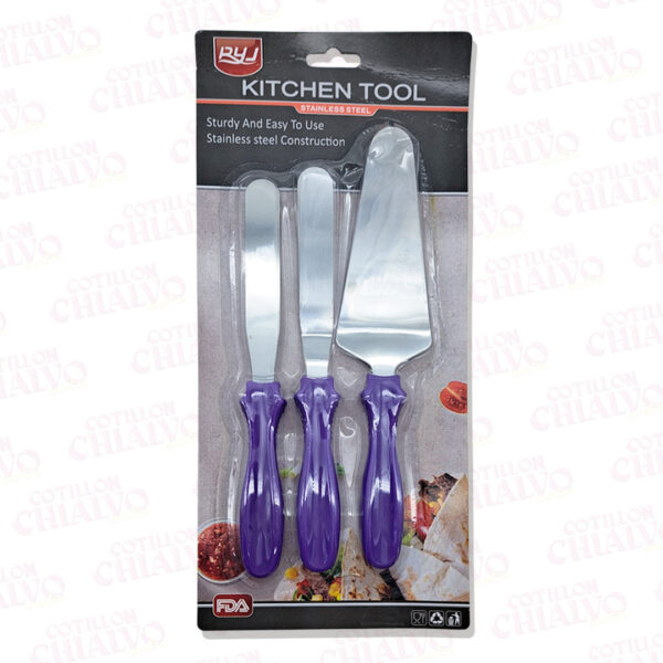 Set Espatula Acero/Inox 23cm