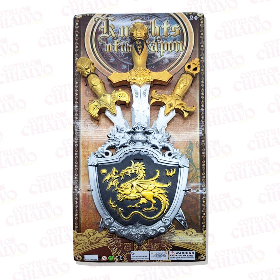 Set Caballero Escudo Espada