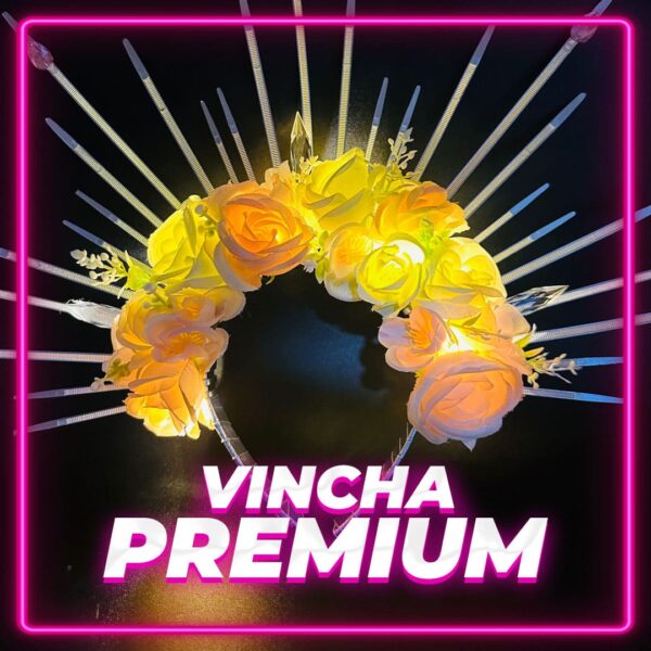 Vincha Flores c Led