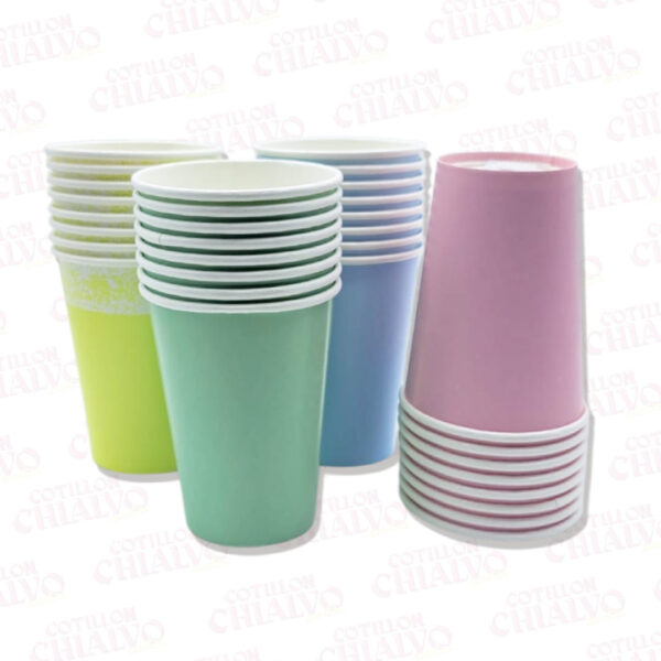 Vaso Pastel 8 oz 8u