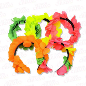 Vincha flor hawai multicolor
